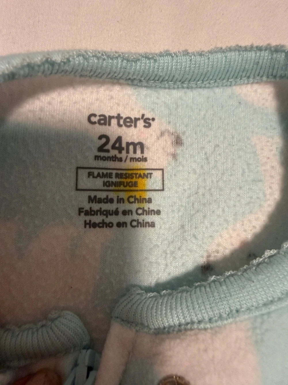 Carters check out